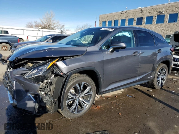 2019 Lexus RX with VIN 2T2BGMCA1KC030306, listed as a Copart auction lot 43835495 with 29,307 mi miles and Salvage Title. Bid and sale history available at carsss.com. Image 1.