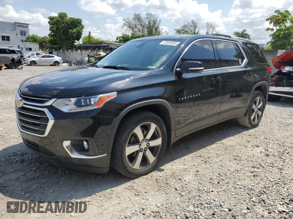 2018 Chevrolet Traverse LT z VIN 1GNERHKW0JJ224142, wystawiony jako Copart lot #57854935 z przebiegiem 93 544 mil mil oraz Szkoda całkowita • Salvage title. Historia ofert i sprzedaży dostępna na DreamBid. Obrazek 1.