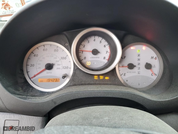 2005 Toyota RAV4 with VIN JTEGD20V350083291, listed as a Copart auction lot 48692405 with 194,232 mi miles and Salvage Title. Bid and sale history available at carsss.com. Image 9.