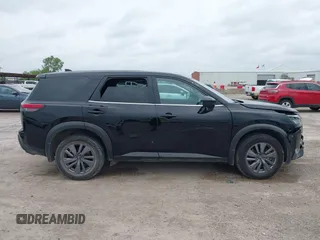 2023 Nissan Pathfinder S with VIN 5N1DR3AA1PC274148, listed as a IAAI auction lot 42120218 with 42,743 mi miles and . Bid and sale history available at DreamBid. Image 13.
