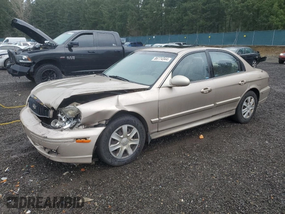 2005 Hyundai Sonata GL with VIN KMHWF25H35A203657, listed as a Copart auction lot 86774344 with 171,850 mi miles and Salvage Title. Bid and sale history available at carsss.com. Image 1.