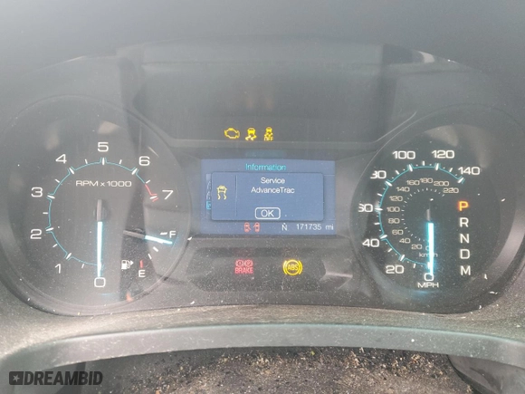 2015 Ford Explorer with VIN 1FM5K7B83FGA19343, listed as a Copart auction lot 44848105 with 171,735 mi miles and Salvage Title. Bid and sale history available at carsss.com. Image 9.
