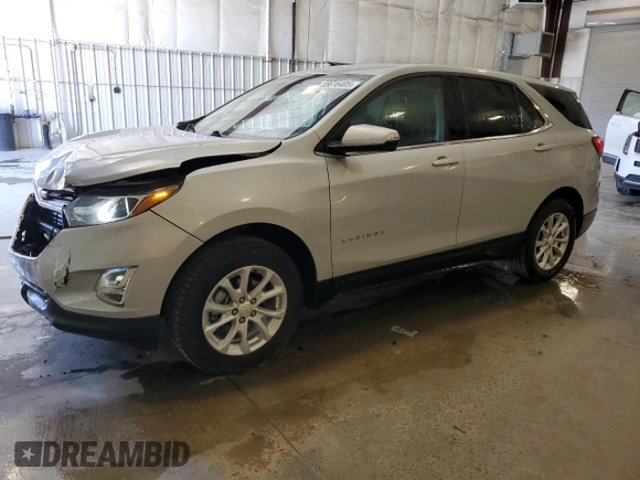 2019 Chevrolet Equinox LT z VIN 2GNAXUEV9K6217415, wystawiony jako Copart lot #55616405 z przebiegiem 61 149 mil mil oraz Szkoda całkowita • Salvage title. Historia ofert i sprzedaży dostępna na DreamBid. Obrazek 1.