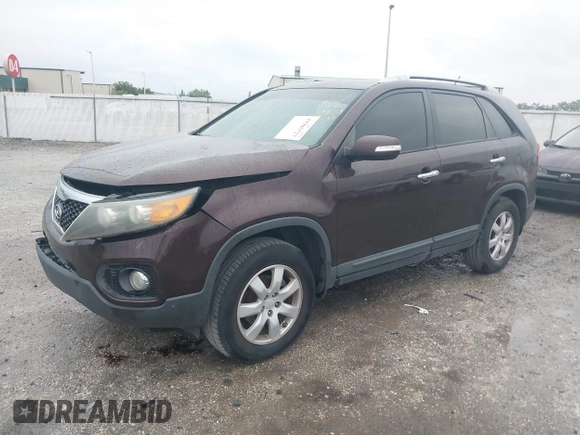 2011 Kia Sorento LX with VIN 5XYKT3A13BG094591, listed as a IAAI auction lot 41986727 with 237,681 mi miles. Bid and sale history available at carsss.com. Image 17.