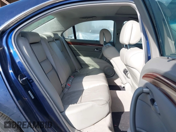 2008 Acura RL Tech Pkg with VIN JH4KB16678C002194, listed as a IAAI auction lot 41859182 with 1 mi miles. Bid and sale history available at carsss.com. Image 8.