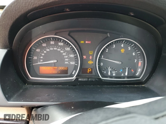 2008 BMW X3 3.0si with VIN WBXPC93428WJ22198, listed as a Copart auction lot 53187665 with 196,084 mi miles and Salvage Title. Bid and sale history available at DreamBid. Image 9.