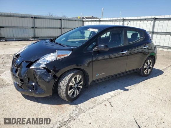 2014 Nissan LEAF SL with VIN 1N4AZ0CP7EC334248, listed as a Copart auction lot 52198325 with 57,659 mi miles and Salvage Title. Bid and sale history available at carsss.com. Image 1.