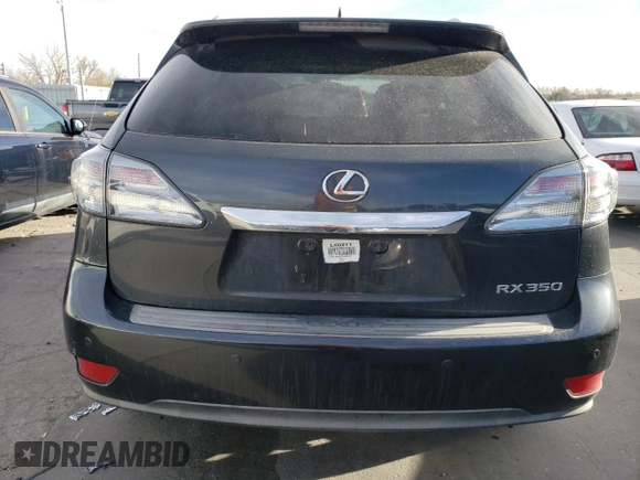 2011 Lexus RX 350 with VIN 2T2ZK1BA3BC050134, listed as a Copart auction lot 50079045 with 91,703 mi miles and Salvage Title. Bid and sale history available at carsss.com. Image 6.