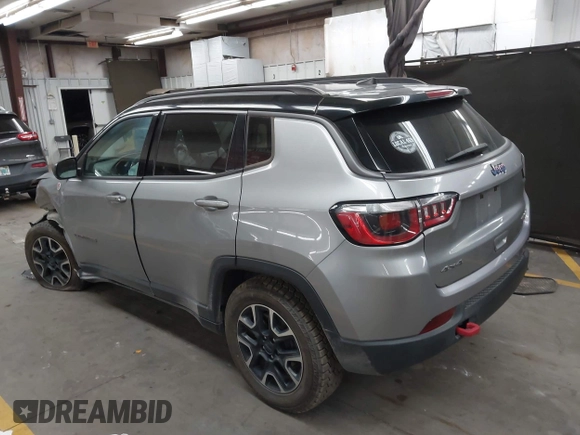 2020 Jeep Compass Trailhawk with VIN 3C4NJDDB7LT203447, listed as a IAAI auction lot 42637452 with 113,896 mi miles and . Bid and sale history available at DreamBid. Image 3.