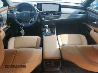 2024 Lexus ES 300h with VIN 58ADA1C10RU043577, listed as a Copart auction lot 55344905 with 9,829 mi miles and Salvage title. Bid and sale history available at DreamBid. Image 8.