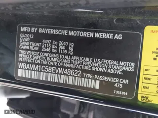 2014 BMW X1 sDrive28i with VIN WBAVM1C58EVW48622, listed as a IAAI auction lot 41531855 with 90,102 mi miles. Bid and sale history available at carsss.com. Image 9.