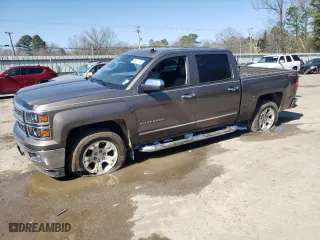 2014 Chevrolet Silverado 1500 LTZ with VIN 3GCUKSEC8EG178249, listed as a Copart auction lot 48412715 with 66,010 mi miles and Salvage Title. Bid and sale history available at carsss.com. Image 1.