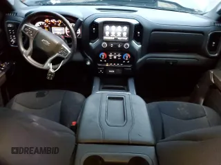 2021 Chevrolet Silverado 1500 RST with VIN 3GCUYEELXMG173469, listed as a Copart auction lot 80919074 with 35,297 mi miles and Salvage Title. Bid and sale history available at carsss.com. Image 8.
