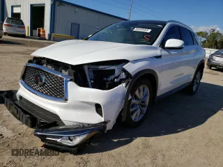 2022 Infiniti QX50 LUXE with VIN 3PCAJ5BA5NF115870, listed as a Copart auction lot 36449483 with 3,536 mi miles. Bid and sale history available at carsss.com. Image 1.