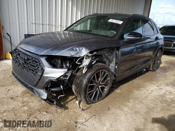 2023 Audi SQ5 Premium Plus with VIN WA1B4AFY5P2035643, listed as a Copart auction lot 59075603 with 4,277 mi miles. Bid and sale history available at carsss.com. Image 1.