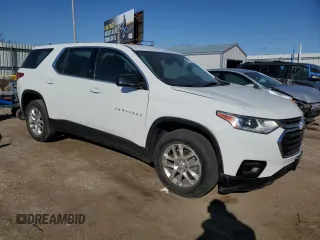 2018 Chevrolet Traverse with VIN 1GNEREKW8JJ281199, listed as a Copart auction lot 42822565 with 122,435 mi miles and Salvage title. Bid and sale history available at DreamBid. Image 4.