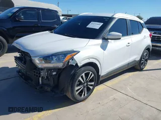 2019 Nissan Kicks S with VIN 3N1CP5CU3KL525065, listed as a IAAI auction lot 41232000 with 46,778 mi miles and . Bid and sale history available at carsss.com. Image 19.