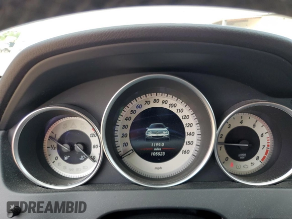 2014 Mercedes-Benz C 250 Sport with VIN WDDGF4HB1EA950028, listed as a Copart auction lot 58206825 with 105,523 mi miles and Salvage title. Bid and sale history available at DreamBid. Image 9.