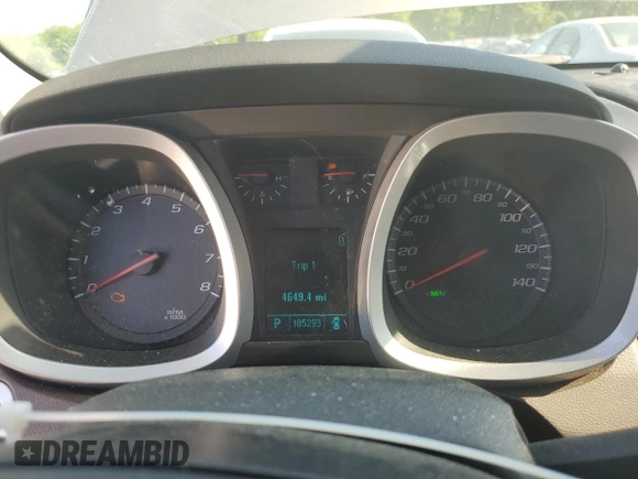 2010 Chevrolet Equinox LT w/2LT with VIN 2CNFLPEYXA6221585, listed as a Copart auction lot 53802685 with 185,293 mi miles and Clean Title. Bid and sale history available at carsss.com. Image 9.