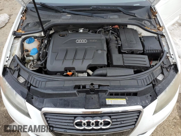 2012 Audi A3 2.0 TDI Premium with VIN WAUBJAFM3CA021636, listed as a Copart auction lot 40302014 with 107,396 mi miles and Non Repairable. Bid and sale history available at carsss.com. Image 11.