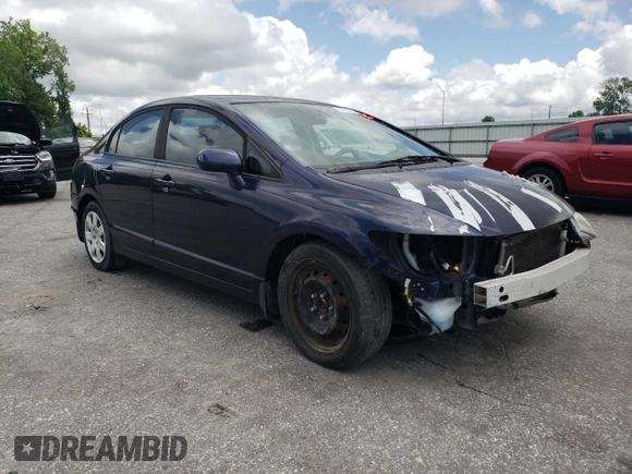 2011 Honda Civic LX with VIN 19XFA1F50BE010179, listed as a Copart auction lot 57018815 with 151,624 mi miles and Salvage Title. Bid and sale history available at DreamBid. Image 4.