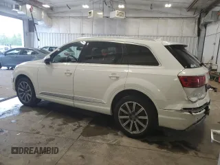 2019 Audi Q7 Premium Plus with VIN WA1LAAF77KD006744, listed as a Copart auction lot 57523385 with 118,543 mi miles and Salvage title. Bid and sale history available at DreamBid. Image 2.