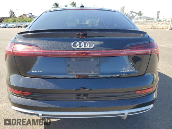 2021 Audi e-tron Sportback Prestige with VIN WA13ABGE4MB011482, listed as a Copart auction lot 62569254 with 20,377 mi miles and Clean title. Bid and sale history available at DreamBid. Image 6.
