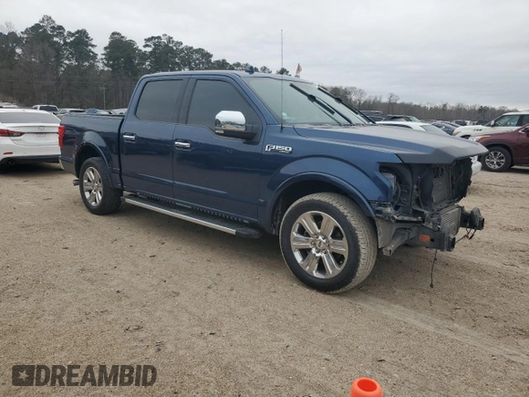 2018 Ford F-150 XL with VIN 1FTEW1CP5JKC81186, listed as a Copart auction lot 45587055 with 148,636 mi miles and Salvage Title. Bid and sale history available at carsss.com. Image 4.