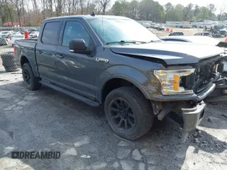 2020 Ford F-150 XL with VIN 1FTEW1EP4LKF53162, listed as a IAAI auction lot 41653110 with 61,905 mi miles. Bid and sale history available at carsss.com. Image 1.