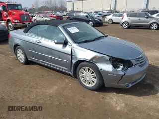 2008 Chrysler Sebring Touring with VIN 1C3LC55R88N247617, listed as a IAAI auction lot 41769272 with 144,380 mi miles. Bid and sale history available at carsss.com. Image 1.
