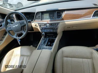 2017 Genesis G80 3.8L with VIN KMHGN4JE8HU190020, listed as a Copart auction lot 63818034 with 87,035 mi miles and Salvage Title. Bid and sale history available at carsss.com. Image 8.