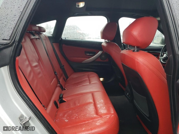 2014 BMW 3 Series Gran Turismo 335i xDrive with VIN WBA3X9C58ED153579, listed as a Copart auction lot 83861864 with 107,438 mi miles and Salvage Title. Bid and sale history available at carsss.com. Image 10.