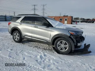 2020 Ford Explorer XLT with VIN 1FMSK8DH7LGB72583, listed as a Copart auction lot 45597755 with 66,119 mi miles and Salvage Title. Bid and sale history available at carsss.com. Image 4.
