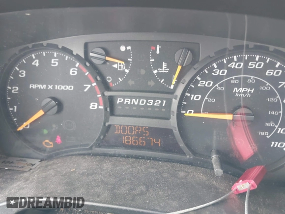 2007 GMC Canyon SL with VIN 1GTCS149678137168, listed as a IAAI auction lot 41654857 with 186,674 mi miles. Bid and sale history available at carsss.com. Image 7.