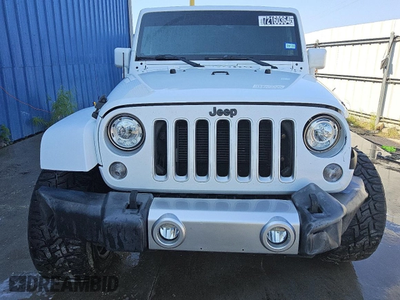 2018 Jeep Wrangler JK Unlimited Sahara with VIN 1C4HJWEG8JL898260, listed as a Copart auction lot 72160364 with 106,993 mi miles and Clean Title. Bid and sale history available at carsss.com. Image 5.