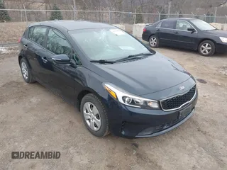 2017 Kia Forte5 LX with VIN KNAFK5A89H5702044, listed as a IAAI auction lot 41623085 with 73,815 mi miles. Bid and sale history available at carsss.com. Image 1.