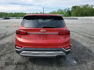 2019 Hyundai Santa Fe SE with VIN 5NMS2CAD9KH062750, listed as a Copart auction lot 54256635 with 113,742 mi miles and Salvage title. Bid and sale history available at DreamBid. Image 6.