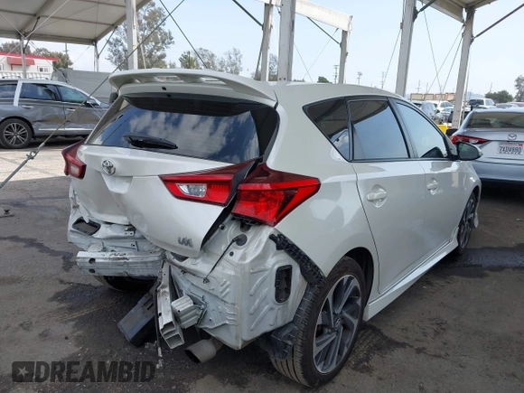 2017 Toyota Corolla iM with VIN JTNKARJE0HJ526778, listed as a IAAI auction lot 41914998 with 79,025 mi miles. Bid and sale history available at carsss.com. Image 4.