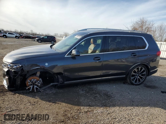 2019 BMW X7 xDrive40i z VIN 5UXCW2C53KL086449, wystawiony jako Copart lot #51090755 z przebiegiem 109 920 mil mil oraz Czysty tytuł • Clean title. Historia ofert i sprzedaży dostępna na DreamBid. Obrazek 1.