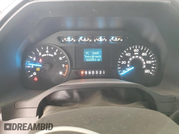 2015 Ford F-150 XL with VIN 1FTEX1C81FKD82013, listed as a Copart auction lot 62599595 with 165,528 mi miles and Clean title. Bid and sale history available at DreamBid. Image 9.