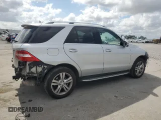 2015 Mercedes-Benz M ML 350 with VIN 4JGDA5JB7FA527043, listed as a Copart auction lot 55034065 with 90,473 mi miles and Salvage Title. Bid and sale history available at carsss.com. Image 3.
