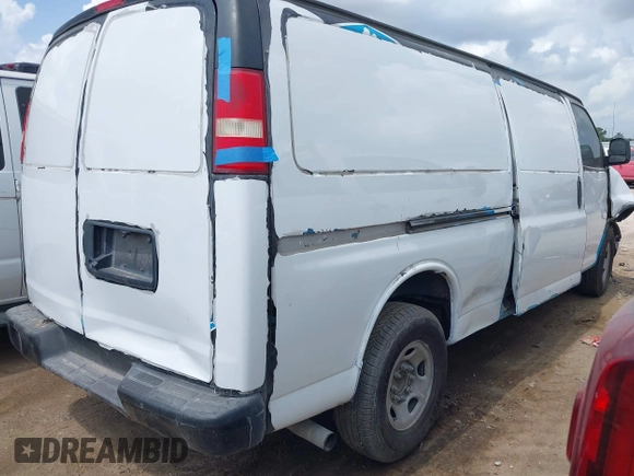 2017 Chevrolet Express Cargo with VIN 1GCZGHFG1H1340415, listed as a IAAI auction lot 41475585 with Not provided miles and . Bid and sale history available at DreamBid. Image 4.