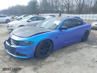 2018 Dodge Charger R/T with VIN 2C3CDXCT6JH260954, listed as a IAAI auction lot 41716171 with 1 mi miles. Bid and sale history available at carsss.com. Image 2.