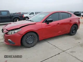 2015 Mazda 3 i SV with VIN JM1BM1T75F1221205, listed as a Copart auction lot 43222675 with 88,212 mi miles and Clean Title. Bid and sale history available at carsss.com. Image 1.