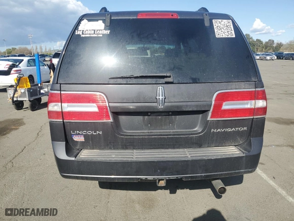 2007 Lincoln Navigator with VIN 5LMFU28567LJ10966, listed as a Copart auction lot 51797625 with 208,956 mi miles and Clean Title. Bid and sale history available at carsss.com. Image 6.