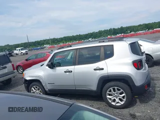 2018 Jeep Renegade Sport with VIN ZACCJBAB3JPJ41711, listed as a IAAI auction lot 42742310 with 76,773 mi miles and . Bid and sale history available at DreamBid. Image 14.