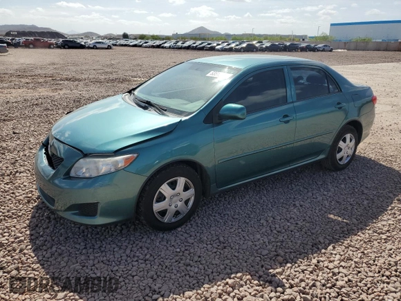 2010 Toyota Corolla with VIN 1NXBU4EE1AZ294667, listed as a Copart auction lot 53510175 with 99,020 mi miles and Salvage Title. Bid and sale history available at carsss.com. Image 1.