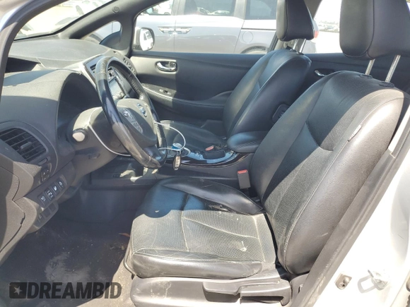 2013 Nissan LEAF SL with VIN 1N4AZ0CP3DC403886, listed as a Copart auction lot 54943805 with 58,196 mi miles and Clean title. Bid and sale history available at DreamBid. Image 7.