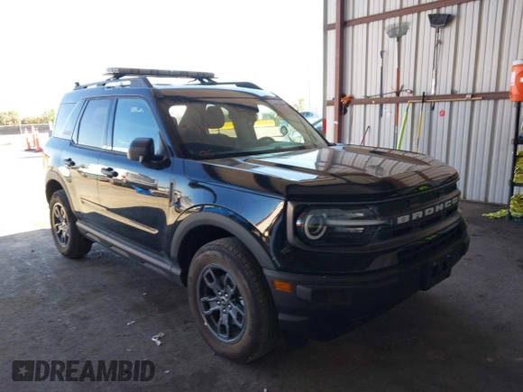 2024 Ford Bronco Sport Big Bend with VIN 3FMCR9B6XRRF19560, listed as a IAAI auction lot 42135097 with 7,960 mi miles and . Bid and sale history available at DreamBid. Image 1.