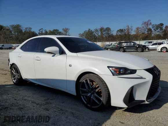 2017 Lexus IS 350 with VIN JTHBE1D24H5028568, listed as a Copart auction lot 77544594 with 98,280 mi miles and Salvage Title. Bid and sale history available at DreamBid. Image 4.